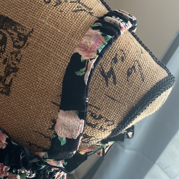 Black and Pink Flower Print Dress - Picture 4 of 7